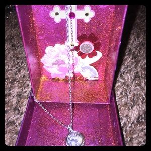 Hand made arts box with necklace.